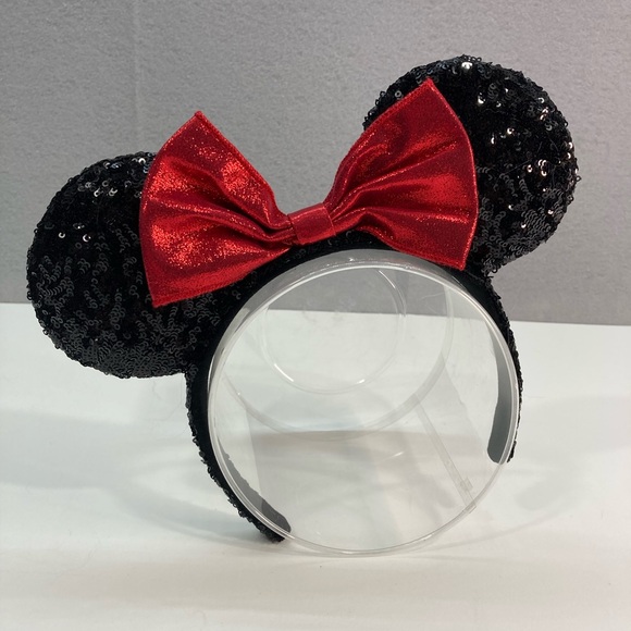 Buckle Down Disney Minnie Mouse All Over Print Crossbody Bag & Minnie Mouse Ears - Picture 9 of 10